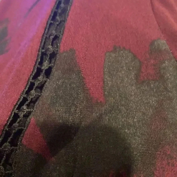 Taylor Floral Print V-Neck 3/4 Sleeve Jersey Midi Dress - Picture 9 of 16